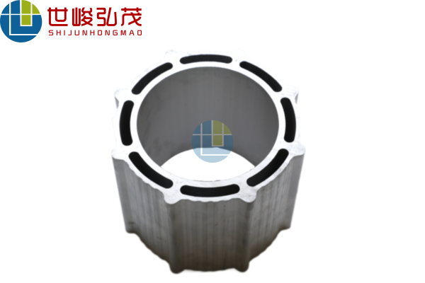 新能源水冷電機外殼鋁合金型材制品 新能源水冷電機外殼鋁合金型材制品